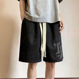 Vigour New Retro Basketball Shorts Men's Summer Loose Plus Size Sports Shorts Trendy High Street Casual Men's Shorts