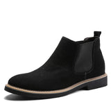 Good Quality Ankle Boots for Men Genuine Leather Chelsea Boots Classy Design Wedding Shoes