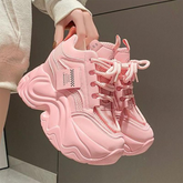 Pink Chunky Sneakers