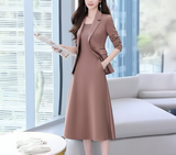 Elegant Temperament Two-Piece Suit Dress