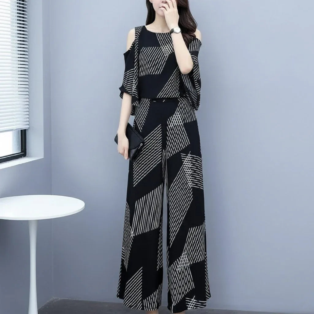 2-piece Women Loose-Fit Casual Dress - Zeprah