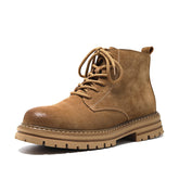 Breathable High-top American Style Retro Men Boots Workwear Genuine Leather Trendy Winter Boots