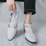 Pointed Toe Comfortable Buckle Strap Summer Outdoor Classic Casual Sandals Shoes for Men