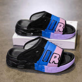 Lightweight Slides with Gradient Color Design Air-Cushion Sole Non-Slip Comfort for Beach Walking and Casual Wear