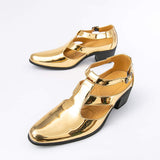 Buckle Strap Durable Sliver Gold Blue Color Hot Selling Summer Casual Flat Sandals Durable Men Walking Shoes