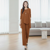 Women's Fashion Suit Western Style Slimming Coat + Vest + Pants Fashion Three Piece Sets
