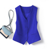 Spring New Retro Suit Vest For Women