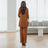Women's Fashion Suit Western Style Slimming Coat + Vest + Pants Fashion Three Piece Sets