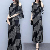 2-piece Women Loose-Fit Casual Dress