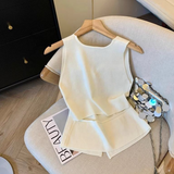 Knitted V-neck Women Vest Tank Top