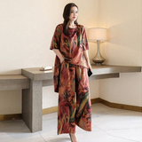 Summer Retro Print 2-Piece Outfit