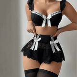 Hot Sexy Lingerie Suit - Women’s Sexy Lace Hollow Perspective Lingerie Dress