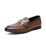 Fashion Design Microfiber Material Top Grade Classy Men Dress Shoes