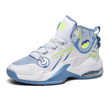 Professional Rebound Soft Men Outdoor Sports Sneakers Air Cushion Breathable Mesh Women Basketball Shoes