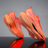 Breathable Mesh Sneakers with Carbon Fiber Cushioned Sole and Superior Shock Absorption for Intense Workouts and Reduced Fatigue