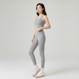 High-Waisted Thermal Ribbed Knit Leggings