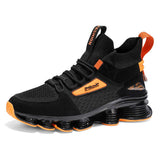 High Top Ankle Support Breathable Sock Athletic Sports Sneakers with Durable Leather Toe Cap & Exceptional Shock Absorption Sole