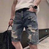 High Quality Men's Jeans Shorts Breathable Jeans Shorts for Men Vintage Washed Custom Made New Arrival Men's Denim Shorts Pants