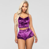 High Quality Oversized Sexy Summer Short 2 Piece Pajama Set for Women