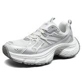Lightweight Breathable Sports Running Shoes with Shock-Absorbing Midsole for Long-Distance Training