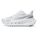 Breathable Mesh Upper Oxford Fabric 3D Molded Carbon Plate Midsole Sculpted Wave Outsole Flexible Lover Women Men Running Shoes