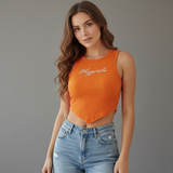 Fashionable Basic tank Top Knitted Camisole Best Sale Going Out Tops tank top with pad
