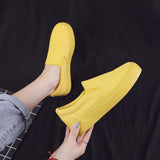 Simple Design China Wholesale Candy Color Slip on Sneaker Trendy Canvas Shoes
