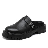 Good Quality Comfortable Summer Half Loafer Shoes Breathable Summer Casual Men Slippers Shoes