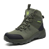 Blank Genuine Cow Suede Leather Sports Outdoor Shoes 13 14 47 48 High Top Winter Hiking Boots for Men