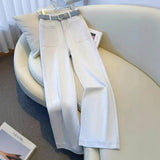 2025 Spring New Arrival Best - Selling Women's trendy High - Waisted Narrow - Straight Wide - Leg Jeans - Zeprah