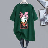 2025 Summer New European Short - sleeved T-shirt Women's Slimming Loose - fit Women's Clothing Comfortable Graphic Tee - Zeprah