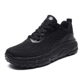Flexible Knitted Upper Casual Sport Sneakers with Breathable Mesh Cushioned Insole Ultra Soft EVA Outsole