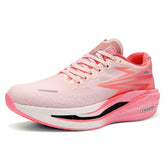 Candy Colors Breathable Mesh Men Athletic Shoes with Advanced Cushioning Carbon Plate Insole Lightweight Sports Running Sneakers