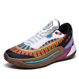 Professional Men Eagle Design Outdoor Sports Sneakers Dark Night Glowing Mesh Women Boys Basketball Shoes