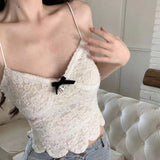 Women Camisole Chest Pads Summer Thin Ice Silk Crop Top Solid Color Female Women'S Tank Top