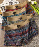 Men's Sustainable Cotton Antibacterial Breathable Underwear With Logo on Waist for Adults