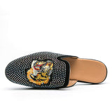 Backless Loafers Fashion Half Shoes Comfortable Summer Slippers Breathable Men Casual Shoes