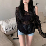 Modern Women's T-shirts Popular New Design Long Sleeve Top Seductive T-shirt for Women