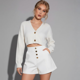 3XL 4XL 5XL Large Size Popular Shorts Women's New Autumn High Waist Slimming Wide Leg Casual Trendy Pants