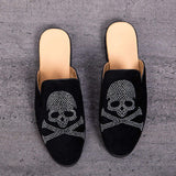 Pirate Pattern Leisure Comfortable Summer Slip on Classic Wholesale Half Loafers Casual Shoes for Men