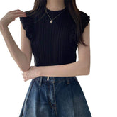 Knitted Workout Spaghetti Strap Tanks Camis Going Out Tops Women's Tanks Camis