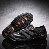 Top Quality Full Grain Leather Size 14 Men Casual Shoes Summer Breathable Genuine Leather Sandals for Men