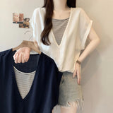 2XL 3XL 4XL plus size Short - sleeved T-shirt Women's Summer Loose women's t-shirts Slimming Going Out Tops - Zeprah