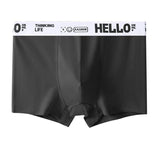 Cotton Stretch Mens Boxer Briefs Soft Breathable Trunk Boxer Shorts Underpant Mid Waist Cotton Men's Underwear
