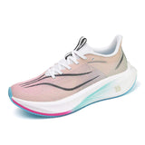 Ultra Lightweight Breathable Mesh Running Shoes with Dynamic Cushioning System for Long Distance Fitness Training