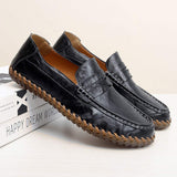 Latest Design Moccasins Walking Casual Loafers Comfortable Cook Original Genuine Leather Shoes for Men
