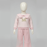 Classic Stripes and Pearl Bow Set