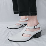 Pointed Toe Comfortable Buckle Strap Summer Outdoor Classic Casual Sandals Shoes for Men