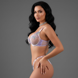 Embroidered Lace Floral Sexy G-string Women's Sexy Lingerie