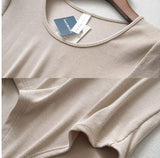 Round Neck Short Sleeve Women's Bodysuit Jumpsuit